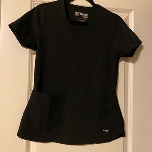 Grey’s Anatomy Black Scrub Top